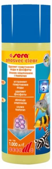 Sera Phosvec Clear 250 ml - woda jak kryształ