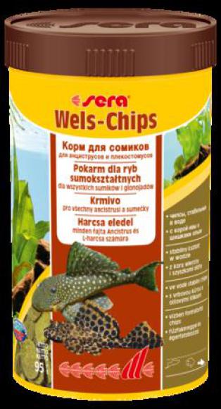 Sera Wels Chips 250 ml - pokarm dla zbiorników