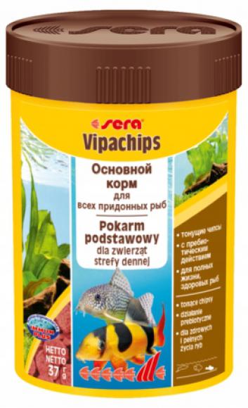 Sera Vipachips 100 ml - pokarm podstawowy tonący