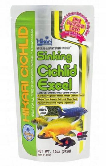 Hikari Cichlid Sinking Excel 342g mini pielęgnice