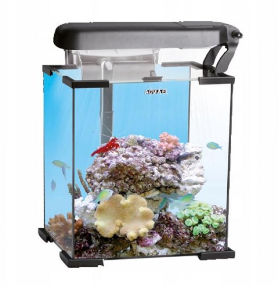 Aquael nano reef duo 20L - czarny akwarium morskie 