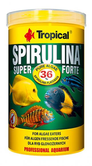 Tropical Super Spirulina Forte 36% płatki 250ml