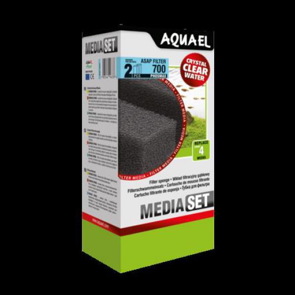 Aquael Phosmax ASAP 700 2szt - Wkład gąbkowy 
